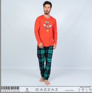 Piżama Męska 104207 wz.B   4-PAK 