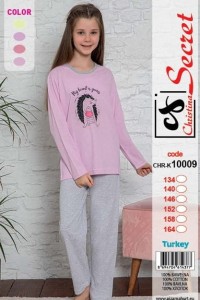 Piżama Dziewczęca  10009 wz.A  134-164   6-PAK