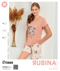 Piżama Damska CT3888   3-PAK  
