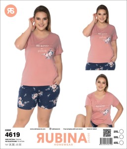 Piżama Damska 4619   3-PAK 