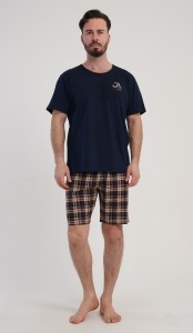 Piżama Męska 512101 A  5XL-7 XL  3-PAK